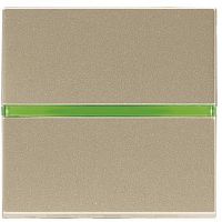 Выключатель с подсветкой без рамки ABB Niessen Zenit 1-кл. 2 мод. N2201.5 CV шампань картинка